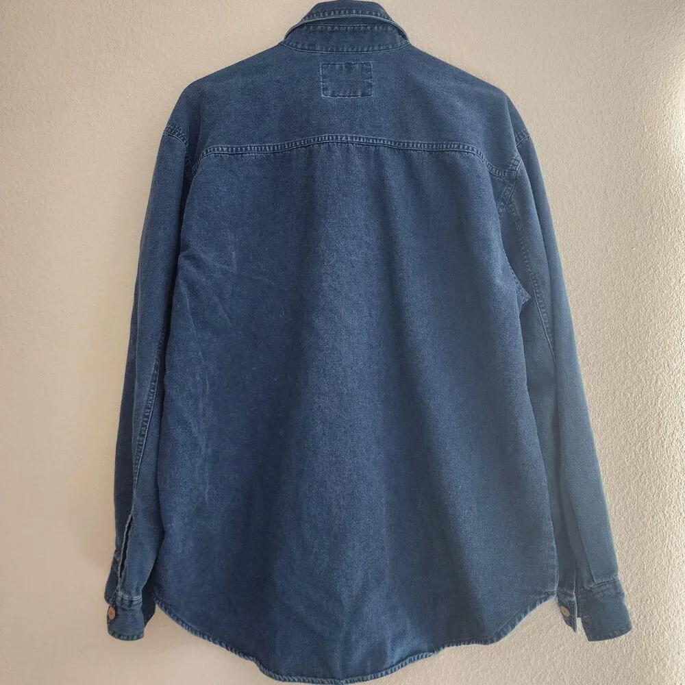VINTAGE Levi's Shirt Mens XL Denim Button Up Red Tab Long Sleeve 90s 60560-1317